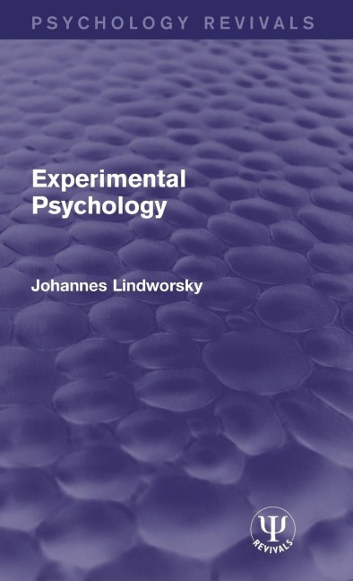 Experimental Psychology - Johannes Lindworsky
