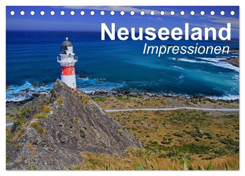 Neuseeland ¿ Impressionen (Tischkalender 2024 DIN A5 quer), CALVENDO Monatskalender - Elisabeth Stanzer