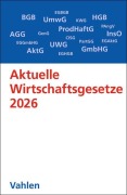 Cover-Bild zum Titel 'Aktuelle Wirtschaftsgesetze 2026' von ''