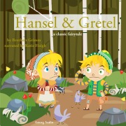 Cover-Bild zum Titel 'Hansel and Gretel, a fairytale' von 'Brothers Grimm'