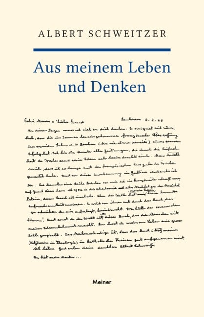 Aus meinem Leben und Denken - Albert Schweitzer