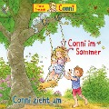 Conni im Sommer / Conni zieht um - Ludger Billerbeck, Hans-Joachim Herwald, Liane Schneider