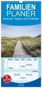 Cover-Bild zum Titel 'Familienplaner 2026 - Amrum: Natur und Freiheit mit 5 Spalten (Wandkalender, 21 x 45 cm) CALVENDO' von 'Ralph Kerpa'
