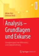 Cover-Bild zum Titel 'Analysis - Grundlagen und Exkurse' von 'Christian Weiß, Adrian Hirn'