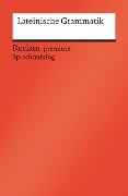 Cover-Bild zum Titel 'Lateinische Grammatik' von 'Fritz Fajen'
