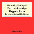 Cover-Bild zum Titel 'Der zweideutige Regenschirm' von 'Moritz Gottlieb Saphir'