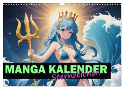 Cover-Bild zum Titel 'Manga Kalender Sternzeichen (Wandkalender 2026 DIN A3 quer), CALVENDO Monatskalender' von 'Carmen Wrede'