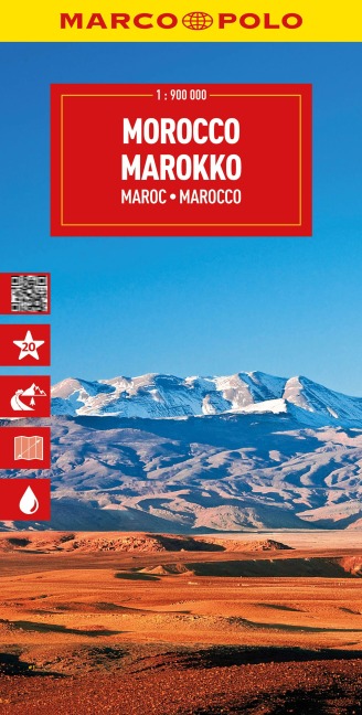 MARCO POLO Reisekarte Marokko 1:900.000 - 