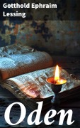 Cover-Bild zum Titel 'Oden' von 'Gotthold Ephraim Lessing'