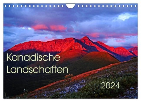 Kanadische Landschaften 2024 (Wandkalender 2024 DIN A4 quer), CALVENDO Monatskalender - Stefan Schug