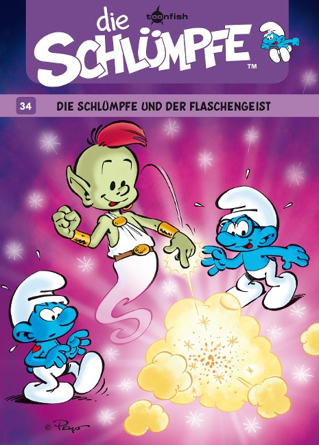 Die Schlümpfe 34: Die Schlümpfe und der Flaschengeist - Alain Jost, Thierry Culliford