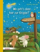 Cover-Bild zum Titel 'Wo geht's denn hier zur Krippe? Eine Geschichte mit Suchbildern und Labyrinthen' von 'Anna Butte'