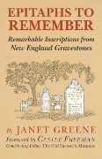 Cover-Bild zum Titel 'Epitaphs to Remember' von 'Janet Greene'