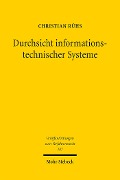 Cover-Bild zum Titel 'Durchsicht informationstechnischer Systeme' von 'Christian Rühs'
