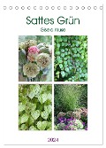 Sattes Grün (Tischkalender 2024 DIN A5 hoch), CALVENDO Monatskalender - Gisela Kruse