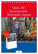 Cover-Bild zum Titel 'Tischplaner 2027 - Tokio. Die faszinierende Metropole Japans (A5 Tischkalender zum Aufstellen) CALVENDO' von 'Karsten Rahn'