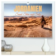 Cover-Bild zum Titel 'Jordanien Sand, Stein und Salz (hochwertiger Premium Wandkalender 2026 DIN A2 quer), Kunstdruck in Hochglanz' von 'Photostravellers Photostravellers'
