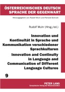 Cover-Bild zum Titel 'Innovation und Kontinuität in Sprache und Kommunikation verschiedener Sprachkulturen- Innovation and Continuity in Language and Communication of Different Language Cultures' von ''