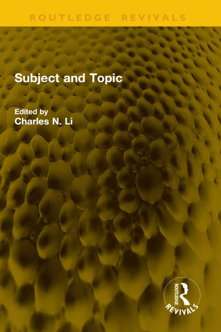 Subject and Topic - 