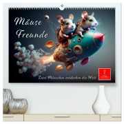 Cover-Bild zum Titel 'Mäuse Freunde (hochwertiger Premium Wandkalender 2026 DIN A2 quer), Kunstdruck in Hochglanz' von 'Peter Roder'