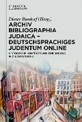 Cover-Bild zum Titel 'Archiv Bibliographia Judaica - Deutschsprachiges Judentum Online' von ''