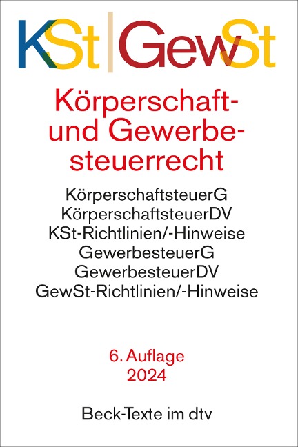 Körperschaftsteuerrecht / Gewerbesteuerrecht - 