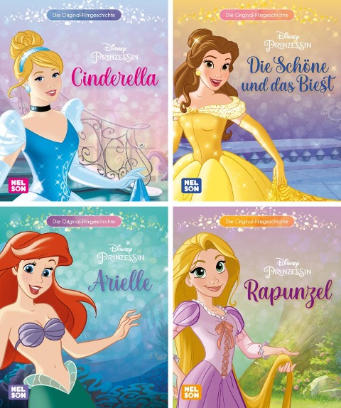 Nelson Mini-Bücher: 4er Disney Prinzessin 13-16 - 