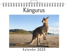 Cover-Bild zum Titel 'Kängurus - (Wandkalender 2025, Kalender DIN A4 quer, Monatskalender im Querformat mit Kalendarium, das perfekte Geschenk)' von 'Louis Schmidt'