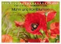 Farbtupfer auf sommerlichen Feldern - Mohn und Kornblumen (Tischkalender 2024 DIN A5 quer), CALVENDO Monatskalender - Anja Frost