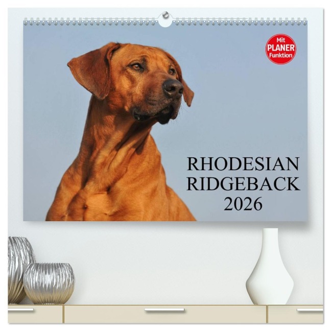 Rhodesian Ridgeback 2026 (hochwertiger Premium Wandkalender 2026 DIN A2 quer), Kunstdruck in Hochglanz - Sigrid Starick
