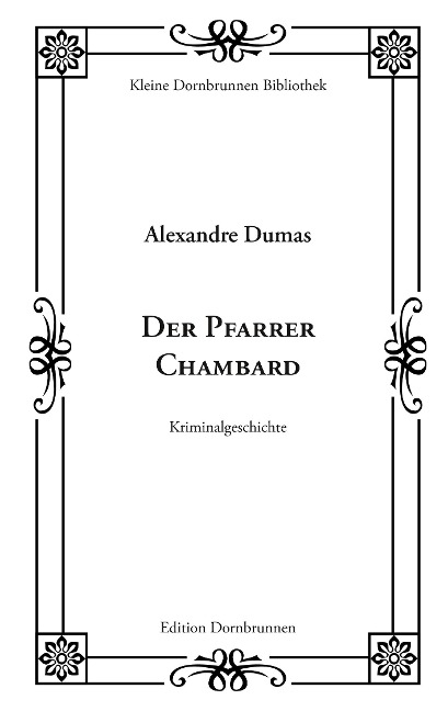 Der Pfarrer Chambard - Alexandre Dumas