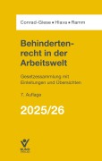 Cover-Bild zum Titel 'Behindertenrecht in der Arbeitswelt 2025/2026' von 'Maren Conrad-Giese, Daniel Hlava, Diana Ramm'