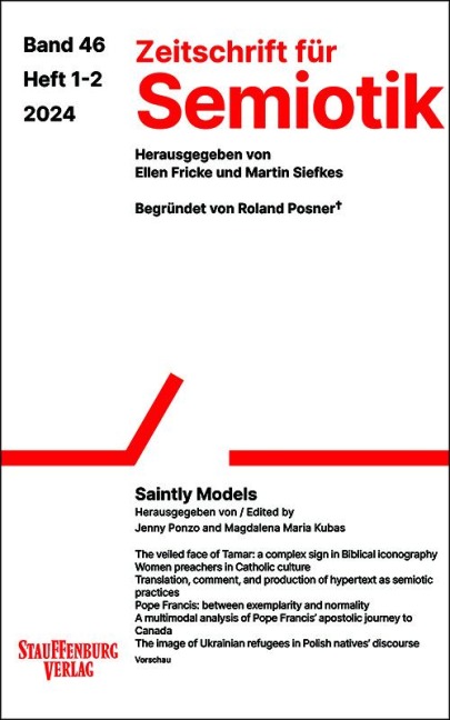 Zeitschrift für Semiotik Band 46, Heft 1-2. Saintly Models - 