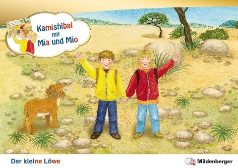 Kamishibai mit Mia und Mio: Der kleine Löwe - Set - Bettina Erdmann