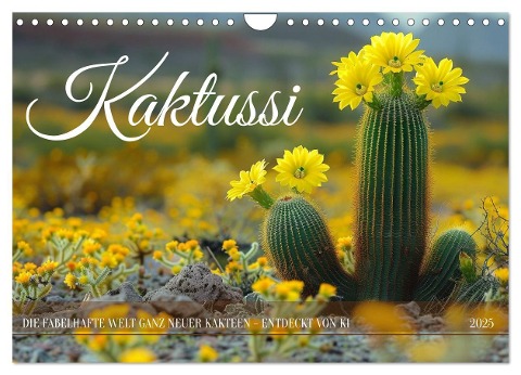 Kaktussi (Wandkalender 2025 DIN A4 quer), CALVENDO Monatskalender - Kerstin Waurick