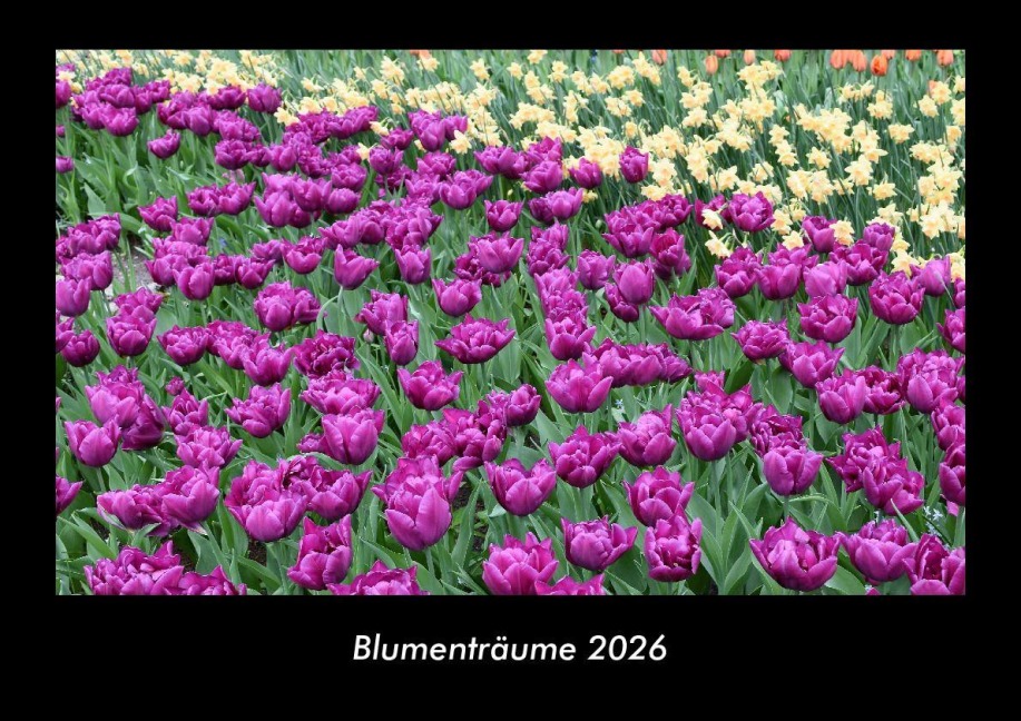 Blumenträume 2026 Fotokalender DIN A3 - Tobias Becker