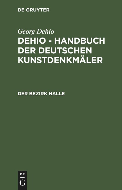 Der Bezirk Halle - 