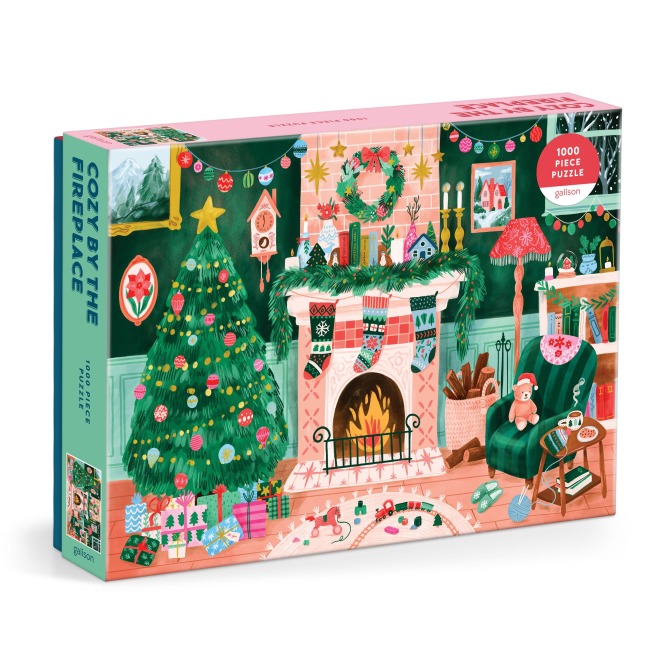 Cozy by the Fireplace 1000 Piece Puzzle - 