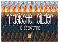 Magische Bilder - 3D Stereogramme (Wandkalender 2025 DIN A4 quer), CALVENDO Monatskalender - Renate Bleicher