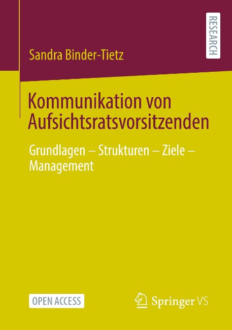 Kommunikation von Aufsichtsratsvorsitzenden - Sandra Binder-Tietz