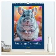 Knuddlige Chinchillas (hochwertiger Premium Wandkalender 2026 DIN A2 hoch), Kunstdruck in Hochglanz - Kerstin Waurick
