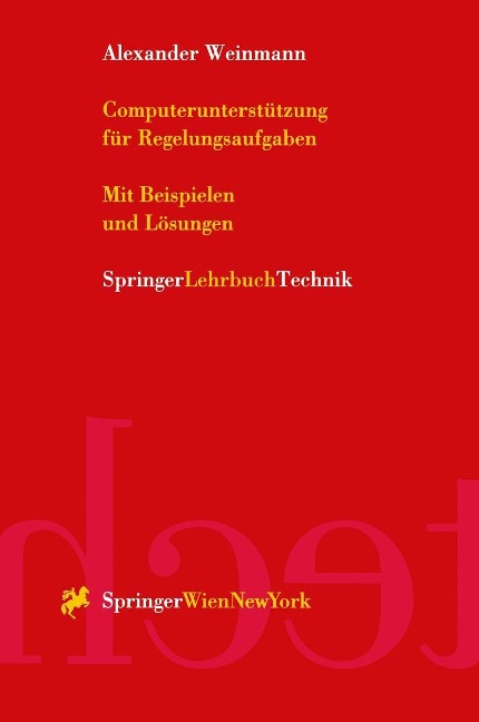 Computerunterstützung für Regelungsaufgaben - Alexander Weinmann
