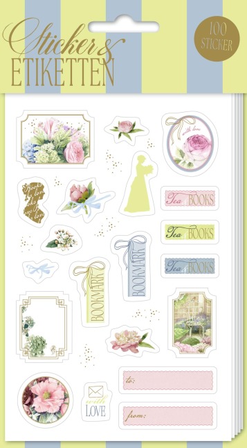 Stickerbogen mit 100 Stickern - 