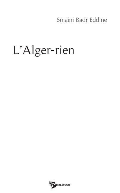 L'Alger-Rien - Badr Eddine Smaini