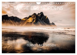 Cover-Bild zum Titel 'Magie des Nordens, Island und Norwegen (Wandkalender 2026 DIN A4 quer), CALVENDO Monatskalender' von 'Birgit Scharnhorst'