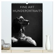 Cover-Bild zum Titel 'Fine Art Hundeportraits (hochwertiger Premium Wandkalender 2026 DIN A2 hoch), Kunstdruck in Hochglanz' von 'Jana Behr'