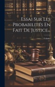 Cover-Bild zum Titel 'Essai Sur Les Probabilités En Fait De Justice...' von ''