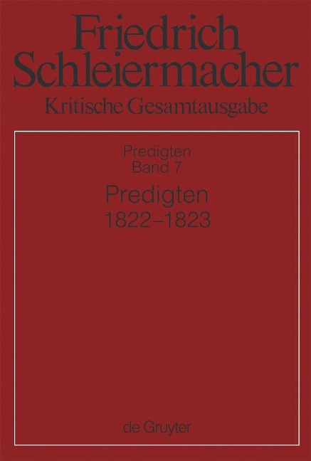 Predigten 1822-1823 - 