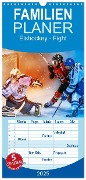 Familienplaner 2025 - Eishockey - Fight mit 5 Spalten (Wandkalender, 21 x 45 cm) CALVENDO - Peter Roder