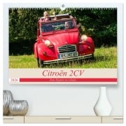 Cover-Bild zum Titel 'Citroën 2 CV - Zum Kippen zu schade (hochwertiger Premium Wandkalender 2026 DIN A2 quer), Kunstdruck in Hochglanz' von 'Meike Bölts'